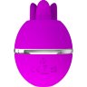 Лиловый двусторонний вибростимулятор клитора Gemini Ball