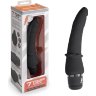 Черный анальный вибратор 7 Slim Anal Realistic Vibrator - 20 см.