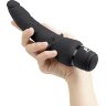 Черный анальный вибратор 7 Slim Anal Realistic Vibrator - 20 см.