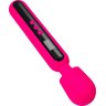 Ярко-розовый wand-вибратор Mashr - 23,5 см.