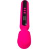 Ярко-розовый wand-вибратор Mashr - 23,5 см.