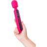 Ярко-розовый wand-вибратор Mashr - 23,5 см.