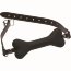 Черный кляп в форме косточки Hound Adjustable Dog Bone Gag - Черный кляп в форме косточки Hound Adjustable Dog Bone Gag