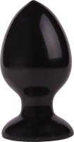 Черная анальная пробка MAGNUM 8 - 11,5 см.