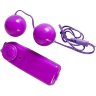 Фиолетовые вагинальные шарики с вибрацией