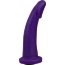 Фиолетовая гладкая изогнутая насадка-плаг - 14,7 см.  Цена 877 руб. - Фиолетовая гладкая изогнутая насадка-плаг - 14,7 см.