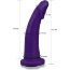 Фиолетовая гладкая изогнутая насадка-плаг - 14,7 см.  Цена 877 руб. - Фиолетовая гладкая изогнутая насадка-плаг - 14,7 см.