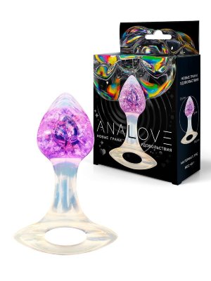 Сиреневатая анальная пробка с ручкой - 8,5 см. Длина: 8.5 см. Диаметр: 3 см. Ультрамодная втулка для любителей особых удовольствий. Используется при подготовке к анальному сексу или во время занятий любовью. При введении в анус во время близости дарит чувство заполненности и потрясающие эротические ощущения. Рельефная поверхность втулки, соприкасаясь с стенками анального отверстия, усиливает стимулирующий эффект. Эргономичная форма изделия способствует лёгкому проникновению. Ручка-ограничитель с петелькой для пальца позволяет контролировать глубину проникновения и удобно использовать секс-игрушку. Втулка также подходит для ношения. Страна: Китай. Материал: термопластичный эластомер (TPE).