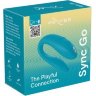 Бирюзовый вибромассажер для пар We-Vibe Sync Go