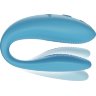 Бирюзовый вибромассажер для пар We-Vibe Sync Go