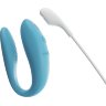 Бирюзовый вибромассажер для пар We-Vibe Sync Go