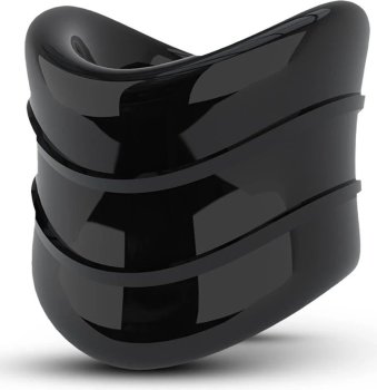 Черное эрекционное кольцо на мошонку Beef Ball Stretcher Snug X Long