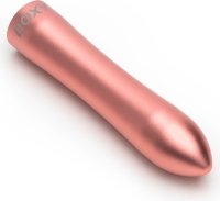 Розовая металлическая вибропуля Doxy - 12 см.