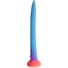 Фантазийный люминесцентный фаллоимитатор в форме змеи Makara Glow-in-the-Dark Silicone Snake Dildo - 46 см.