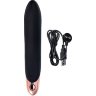 Черный вибратор Waname D-Splash Waterfall - 21,3 см.