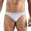 Белые перфорированные трусы-тонги Clever Ambar Thong  Цена 5 204 руб. - Белые перфорированные трусы-тонги Clever Ambar Thong