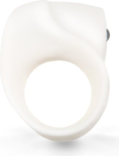 Белое кольцо на член с вибрацией