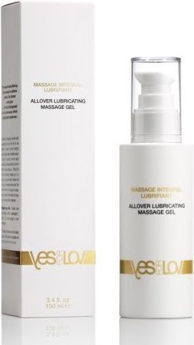 Массажный гель-смазка на силиконовой основе Allover Massage Gel - 100 мл.