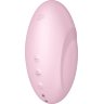 Розовый вакуум-волновой стимулятор с вибрацией Vulva Lover 3