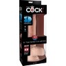 Телесный фаллоимитатор на присоске 10 Triple Density Cock with Balls - 26,7 см.