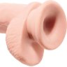 Телесный фаллоимитатор на присоске 10 Triple Density Cock with Balls - 26,7 см.