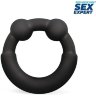 Черное эрекционное силиконовое кольцо