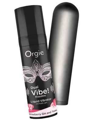 Набор Vibe! Bullet: жидкий вибратор и вибропуля Откройте новые грани удовольствия с Orgie Vibe! Bullet. В набор входит возбуждающий гель Dual Vibe! со вкусом клубничного джин-тоника и мощная вибропуля с 10 режимами вибрации. Компактный размер – максимальные ощущения. Dual Vibe! Kissable Liquid Vibrator Strawberry Gin And Tonic – гель с покалывающим эффектом и соблазнительным вкусом, усиливающий ощущения при оральных ласках. Вибропуля – 10 режимов вибрации от нежных до интенсивных, компактный дизайн и мощный мотор. Идеально подходит для пар и соло-использования. В комплекте: вибропуля с кабелем для зарядки, жидкий вибратор Dual Vibe! Kissable Liquid Vibrator (15 мл.). AQUA (WATER), GLYCERIN, POLYSORBATE 80, AROMA (FLAVOUR), ALOE BARBADENSIS (ALOE) LEAF JUICE, BENZYL ALCOHOL, PHENOXYETHANOL, CARBOMER, PROPYLENE GLYCOL, SODIUM SACCHARIN, ACMELLA OLERACEA (SPILANTHES) EXTRACT, NIACINAMIDE, AMINOMETHYL PROPANOL, ETHYLHEXYLGLYCERIN, PINENE, LIMONENE, POTASSIUM SORBATE, SODIUM BENZOATE, CITRIC ACID, TOCOPHEROL. Страна: Португалия. Материал: пластик. Батарейки: встроенный аккумулятор.