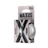 Черные утолщенные презервативы MAXUS Extra Strong с железным кейсом - 3 шт.