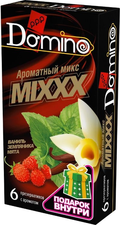 Ароматизированные презервативы DOMINO Ароматный микс - 6 шт.