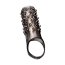 Дымчатая насадка на пенис с выпуклостями - 12 см.  Цена 735 руб. - Дымчатая насадка на пенис с выпуклостями - 12 см.