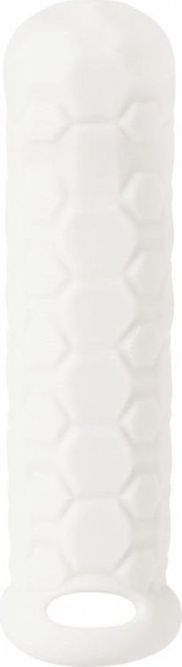 Белый фаллоудлинитель Homme Long - 15,5 см.