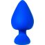 Синяя коническая пробочка из силикона - 11,5 см.  Цена 1 120 руб. - Синяя коническая пробочка из силикона - 11,5 см.