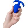 Синяя коническая пробочка из силикона - 11,5 см.