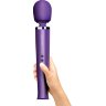 Фиолетовый вибратор Le Wand Rechargeable Vibrating Massager - 34 см.