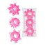 Комплект из трех розовых эрекционных колец  Цена 455 руб. - Комплект из трех розовых эрекционных колец