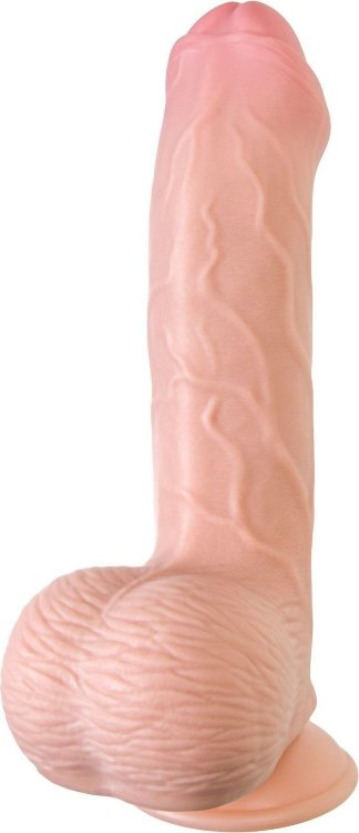Телесный реалистичный фаллоимитатор My Sweety - 21,5 см.
