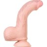 Телесный реалистичный фаллоимитатор My Sweety - 21,5 см.