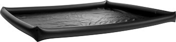 Черная виниловая простынь с надувными краями Nuru Inflatable Vinyl Massage Sheet