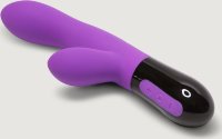 Фиолетовый вибратор-кролик Gaia 2.0 - 20,4 см.