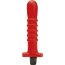 Красный многоскоростной силиконовый вибратор - 18 см.  Цена 1 890 руб. - Красный многоскоростной силиконовый вибратор - 18 см.