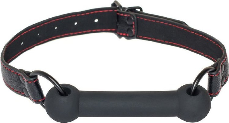 Черный кляп-трензель Infatuation