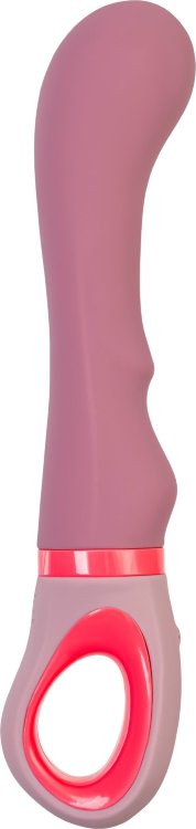 Розовый вибратор для G-стимуляции Rose - 19 см.