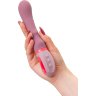 Розовый вибратор для G-стимуляции Rose - 19 см.