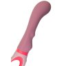 Розовый вибратор для G-стимуляции Rose - 19 см.