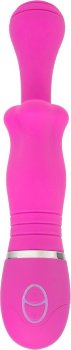 Розовый вибромассажёр с вращающейся головкой THE CHARLOTTE ROSE PINK INTERNAL ROTATION - 23 см.