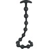 Черные анальные бусы Anal beads - 50 см.