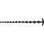 Черные анальные бусы Anal beads - 50 см. - Черные анальные бусы Anal beads - 50 см.