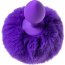 Фиолетовая анальная втулка Sweet bunny с фиолетовым пушистым хвостиком  Цена 1 221 руб. - Фиолетовая анальная втулка Sweet bunny с фиолетовым пушистым хвостиком