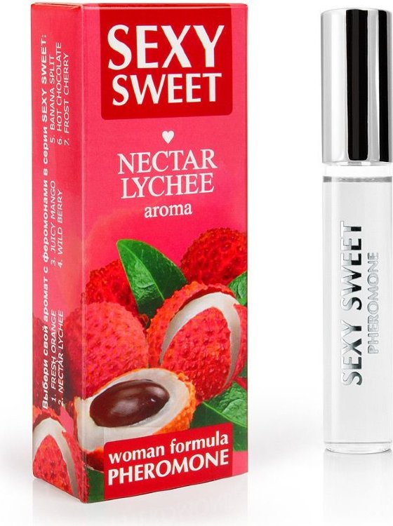 Парфюм для тела с феромонами Sexy Sweet с ароматом личи - 10 мл.