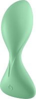 Зеленая анальная втулка с вибрацией Satisfyer Trendsetter